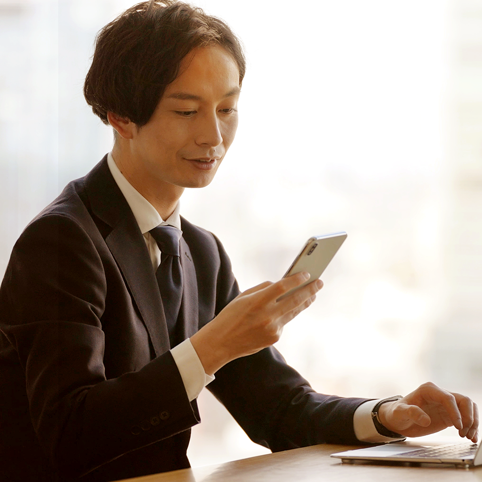 あっ、代わりにお洗濯してくれている！　家族のやさしさを、スマホで知りました。