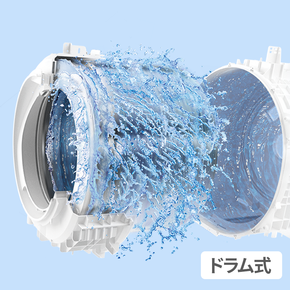 槽を清潔にする機能があるから、洗濯機を長くキレイに使えそうです。